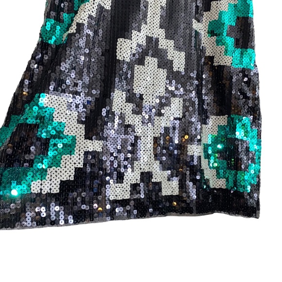 NEW!!! Donna Morgan Dress  Multicolor Sequins perfect for any special occasion - Picture 5 of 15